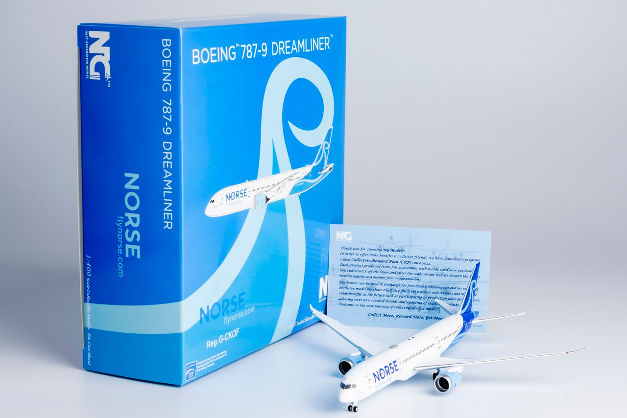 NG Models Norse Atlantic Airways 787-9 Dreamliner G-CKOF 55111 1:400