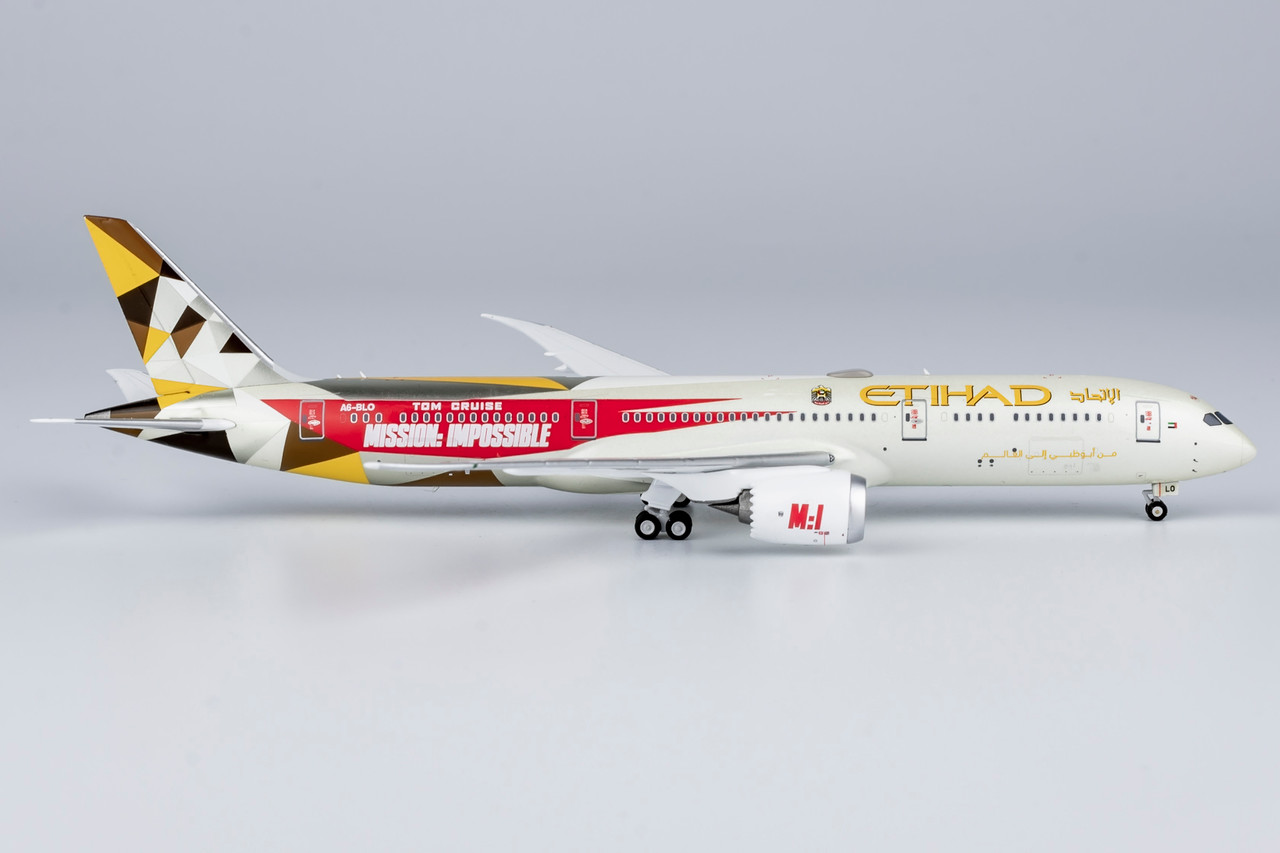NG Models Etihad Airways 787-9 Dreamliner Mission: Impossible cs