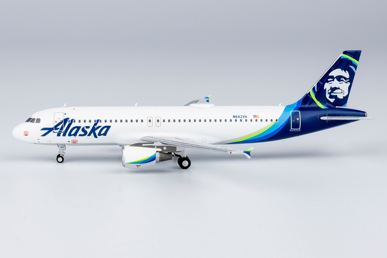 NG Models Alaska Airlines A320-200 N642VA 15017 1:400