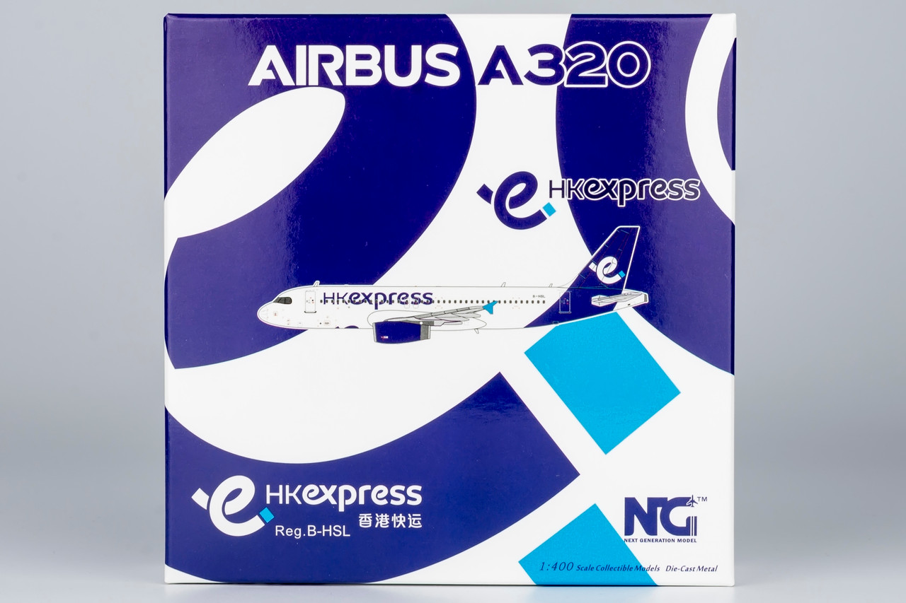 NG Models Hong Kong Express A320-200 B-HSL 15046 1:400