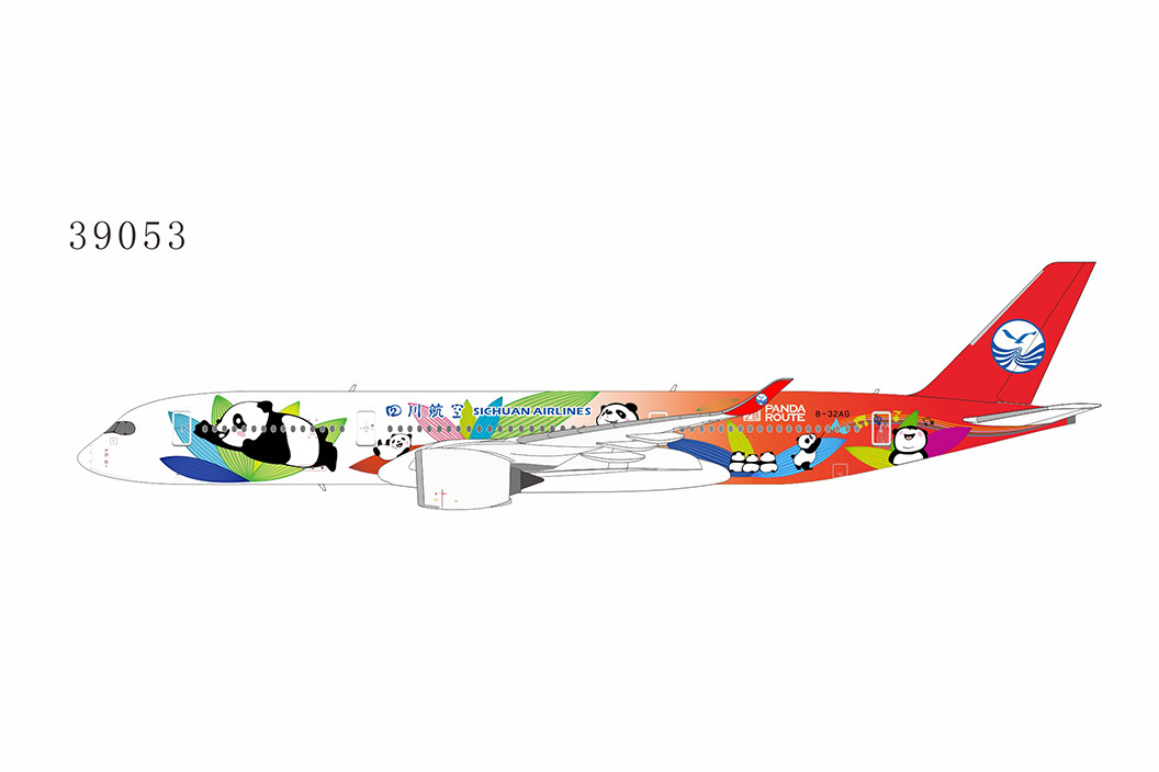 NG Models Sichuan Airlines A350-900 Panda Routes cs B-32AG 39053 1:400