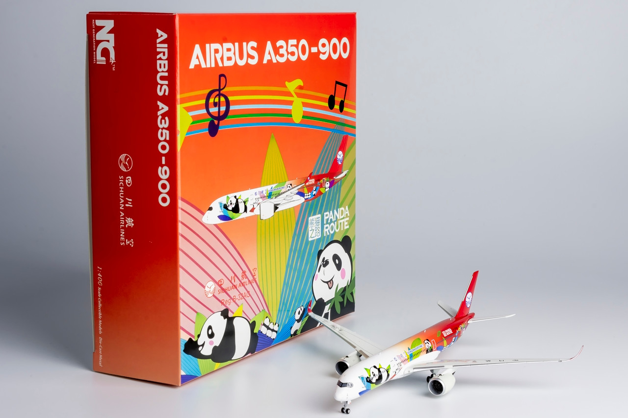 NG Models Sichuan Airlines A350-900 Panda Routes cs B-32AG