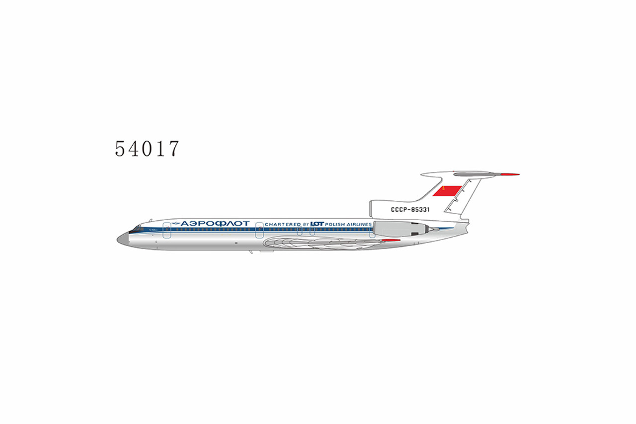 NG Models Aeroflot Tu-154B-2 CCCP-85331 54017 1:400