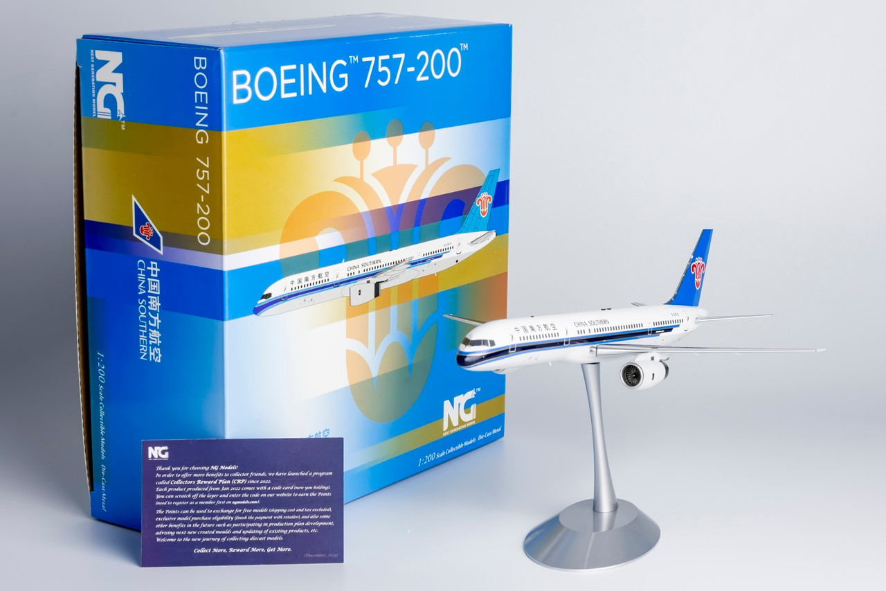 NG Models China Southern Airlines 757-200 B-2815 42017 1:200