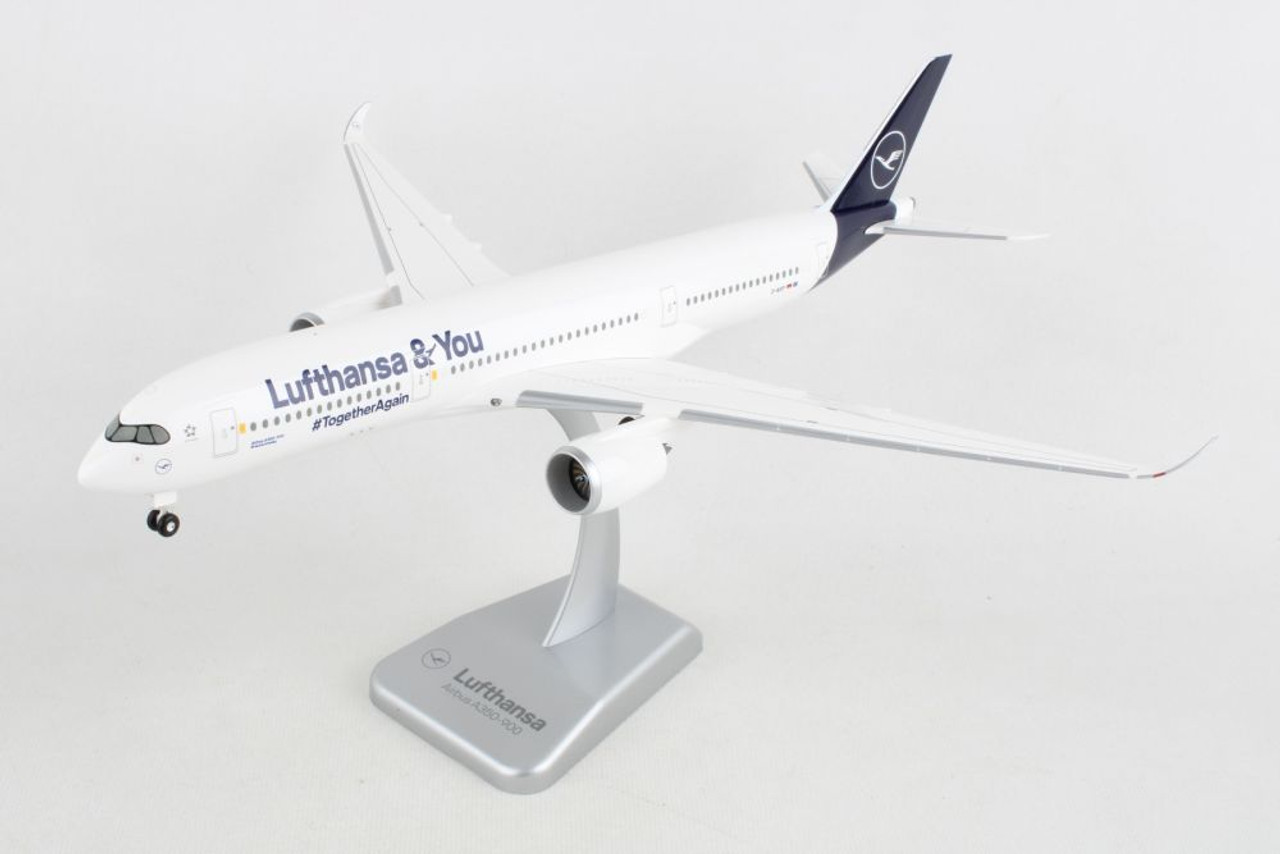 LUFTHANSA A350-900 W/GEAR REG#D-AIXP LUFTHANSA HGDLH023 1:200