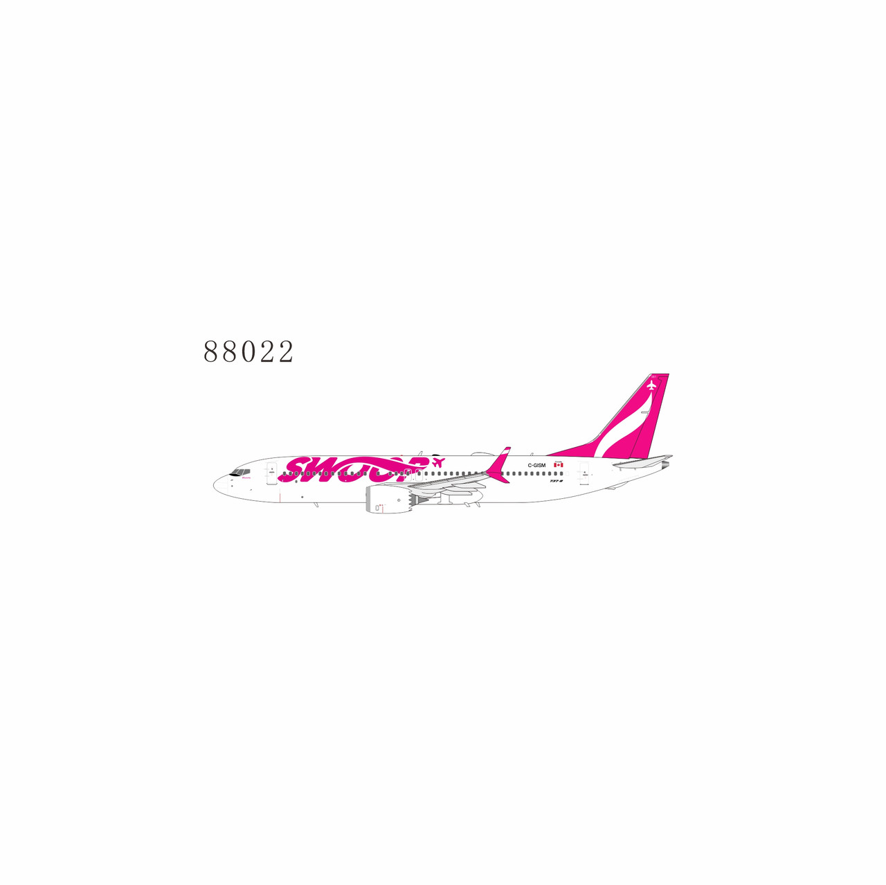 NG Models Swoop Airlines 737 MAX 8 C-GISM #Toronto 88022 1:400