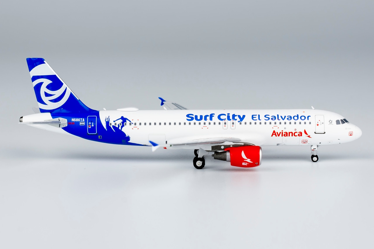NG Models Avianca Central America A320-200 N686TA Surf City cs