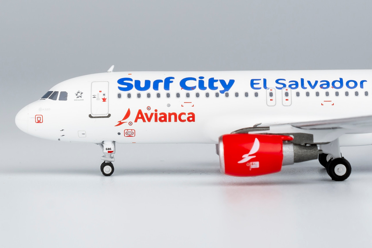 NG Models Avianca Central America A320-200 N686TA Surf City cs