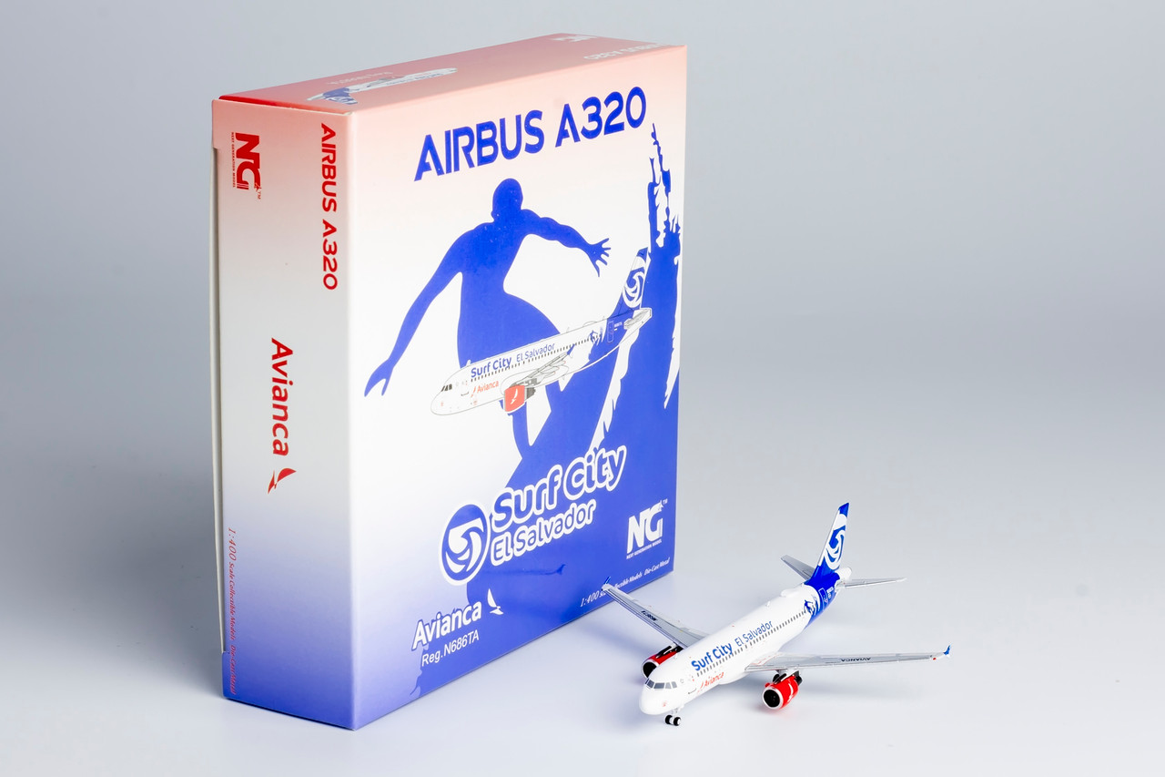 NG Models Avianca Central America A320-200 N686TA Surf City cs