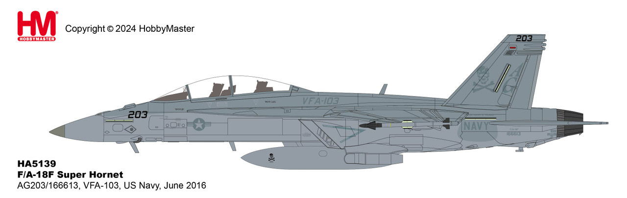 F/A-18F Super Hornet Die Cast Model HA5139W 1:72