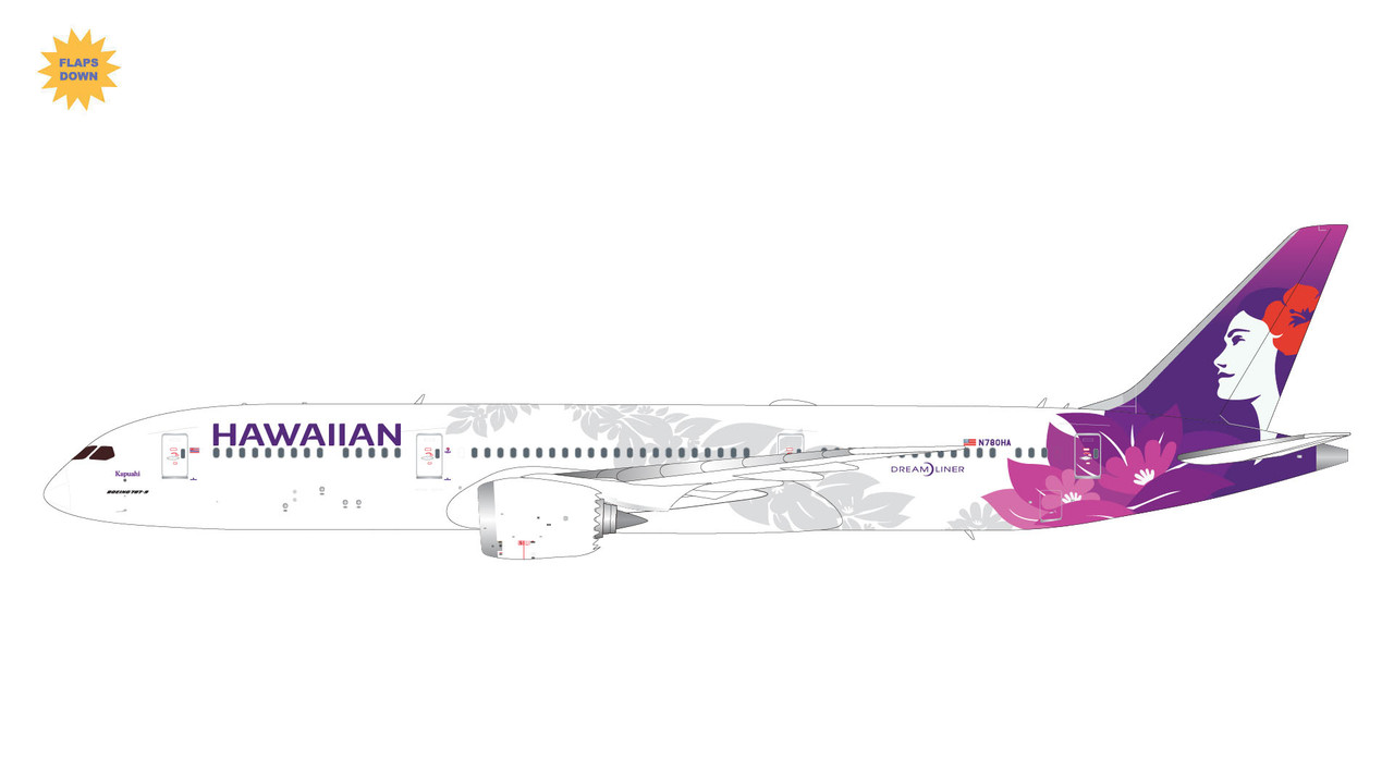 Hawaiian Airlines B787-9 N780HA G2HAL1051F 1:200