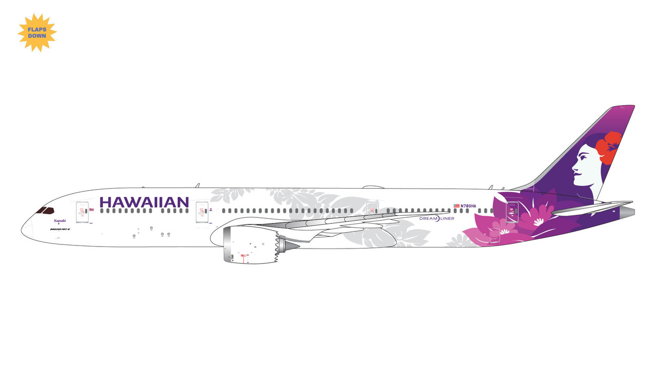Gemini Jets Hawaiian Airlines B787-9 N780HA GJHAL2047F 1:400