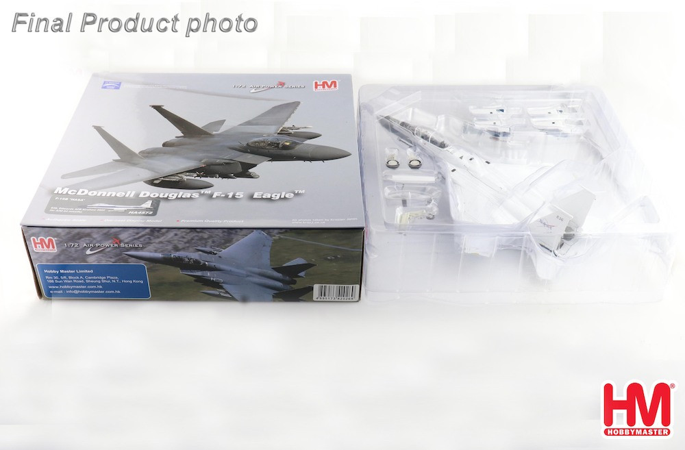 Hobby Master F-15B Eagle NASA, Edwards AFB Airshow 2022 (w