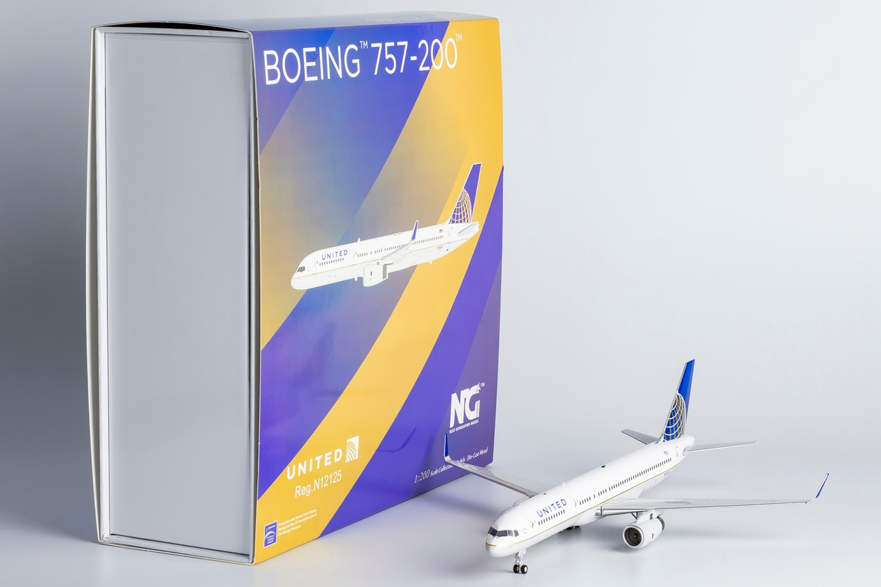 希少☆新品未開封　UNITED AIRLINES new Ray 20375 NG Models United Airlines 757-200/w CO-UA merged livery N12125