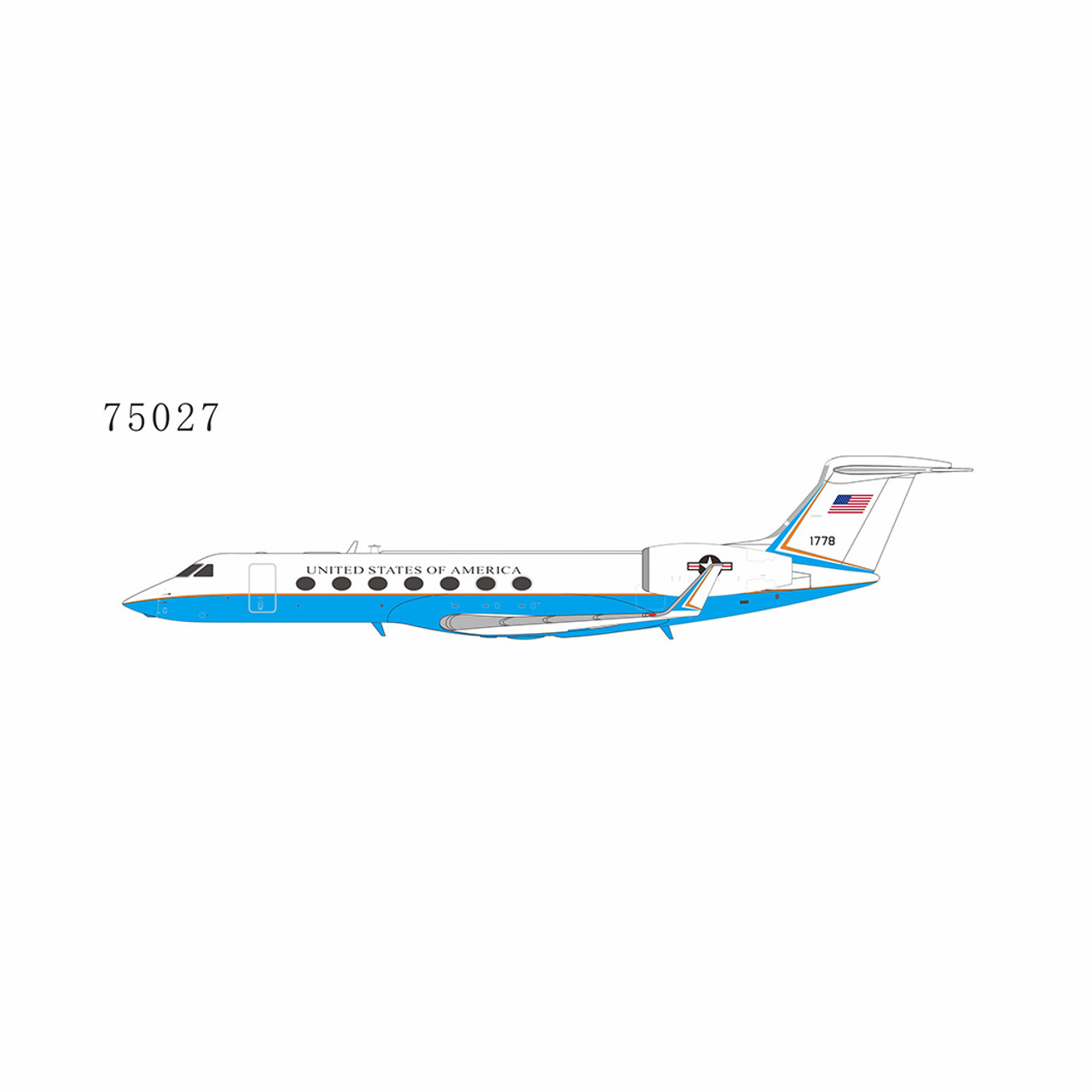 NG Models US Air Force Gulfstream C-37B(G550) 09-1778 75027