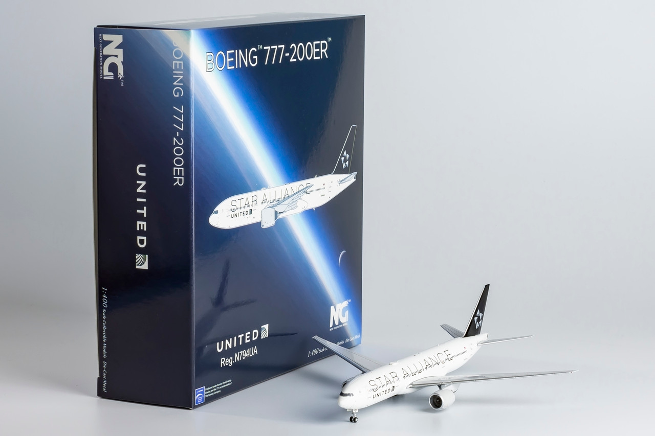 NG Models United Airlines 777-200ER Star Alliance c/s (ULTIMATE