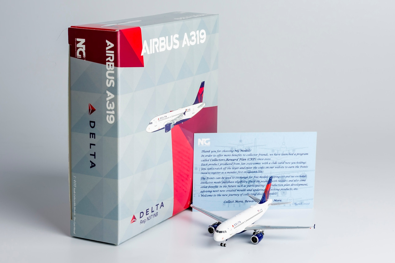 NG Models Delta Air Lines A319-100 (ULTIMATE COLLECTION) N371NB