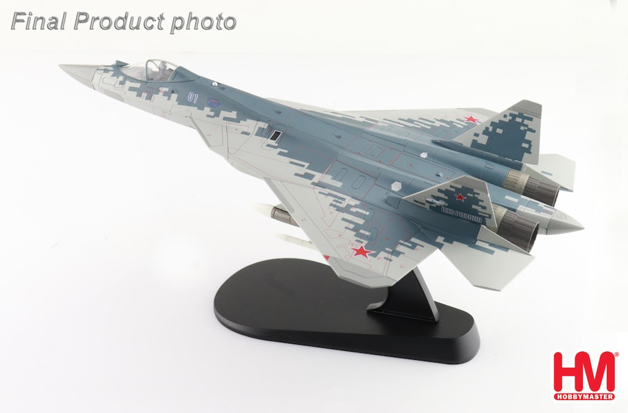 Hobby Master Su-57 Stealth Fighter 01 Blue, Russian Air