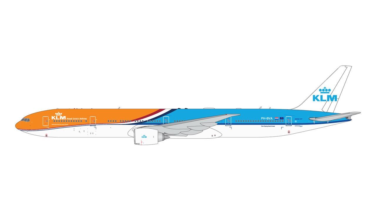 [Gemini Jets] 1/200 KLMオランダ航空 B777-300ER Gemini Jets 1:200 KLM 777-300ER 'New Livery' Unboxing and