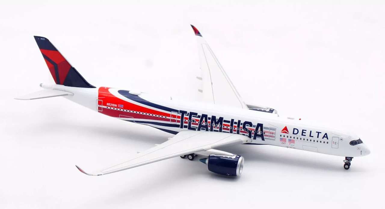 DELTA A350 プラモデル Amazon.com: QIYUMOKE 1/144 A350 Model (18.5in L) Airlines