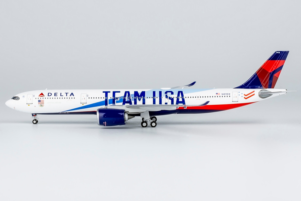 NG Models Delta Air Lines A330-900 N411DX Team USA cs #1(new mould