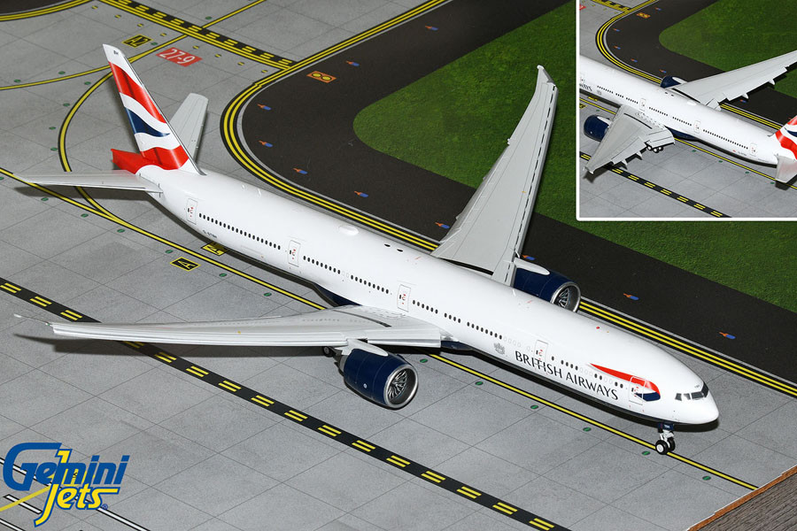 Gemini200 British Airways B777-300ER flaps down G-STBH G2BAW1131F