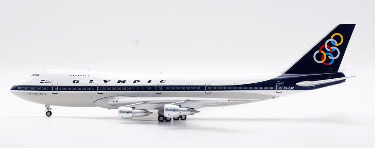 Inflight200 Olympic Boeing 747-212B SX-OAC with stand