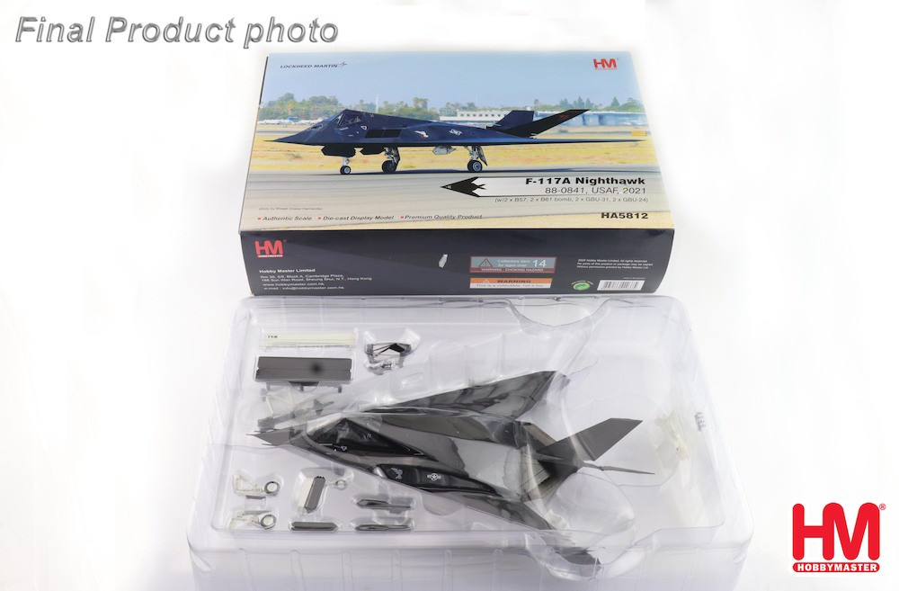 F-117A Nighthawk 88-0841, USAF, 2021 (w/2 x B57, 2 x B61 bomb, 2