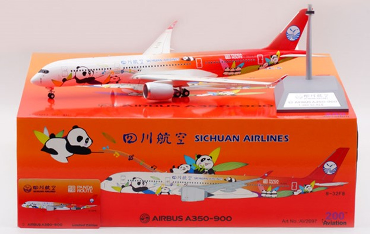 Aviation200 Sichuan Airlines Airbus A350-941 B-32F8 AV2097 1:200