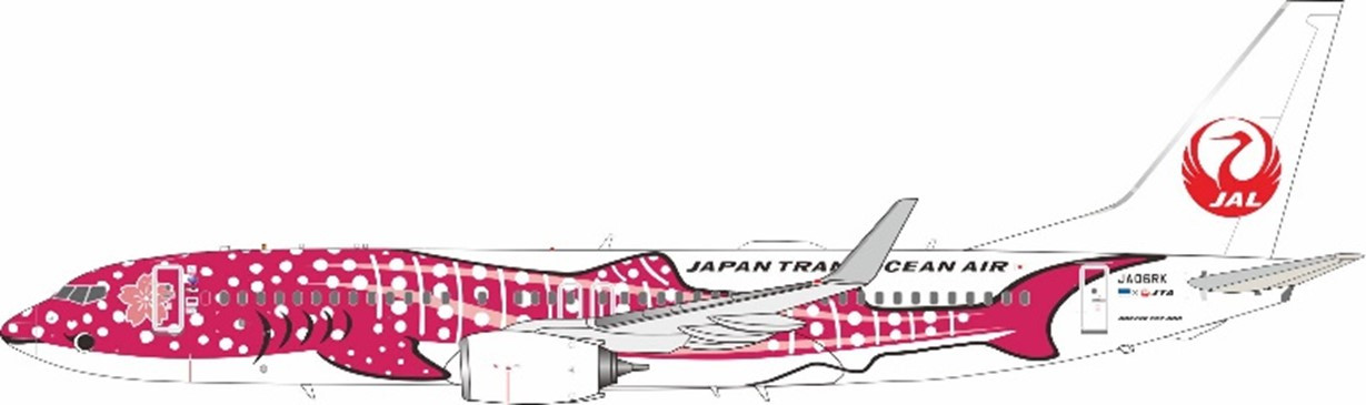 JFox by Inflight200 Japan Transocean Air 737-8Q3 (Sakura Jinbei