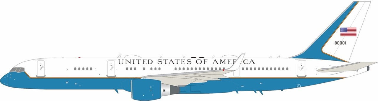 Boeing VC-32A 1/200 モデルプレーン Inflight200 USA - Air Force Boeing C-32A (757-2G4) 98-0001