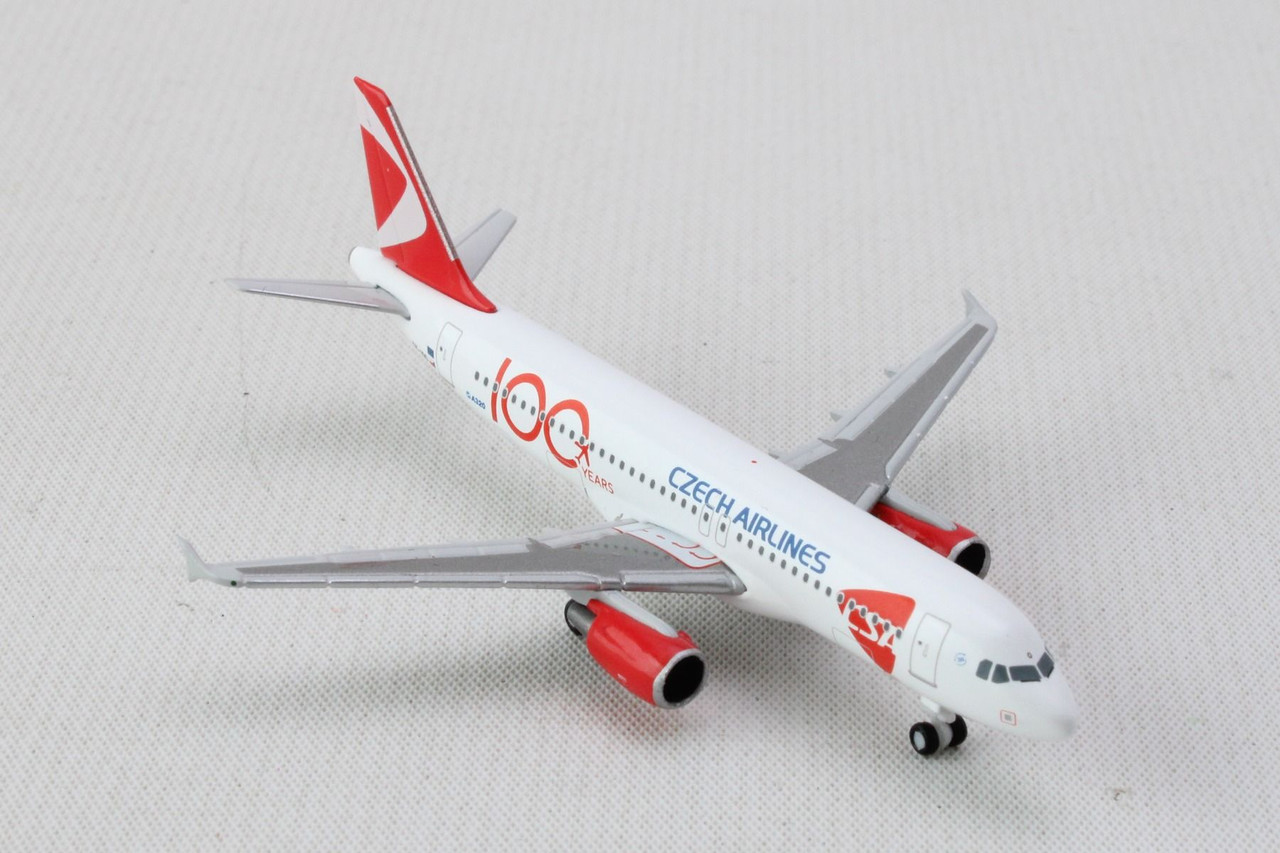 Herpa Wings CSA Airbus A320-200 100 YEARS HE537667 1:500