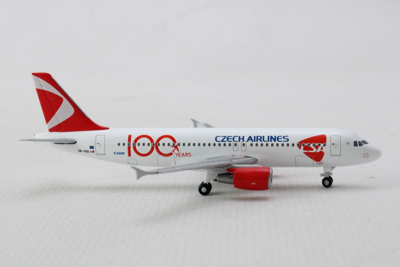 Herpa Wings CSA Airbus A320-200 100 YEARS HE537667 1:500