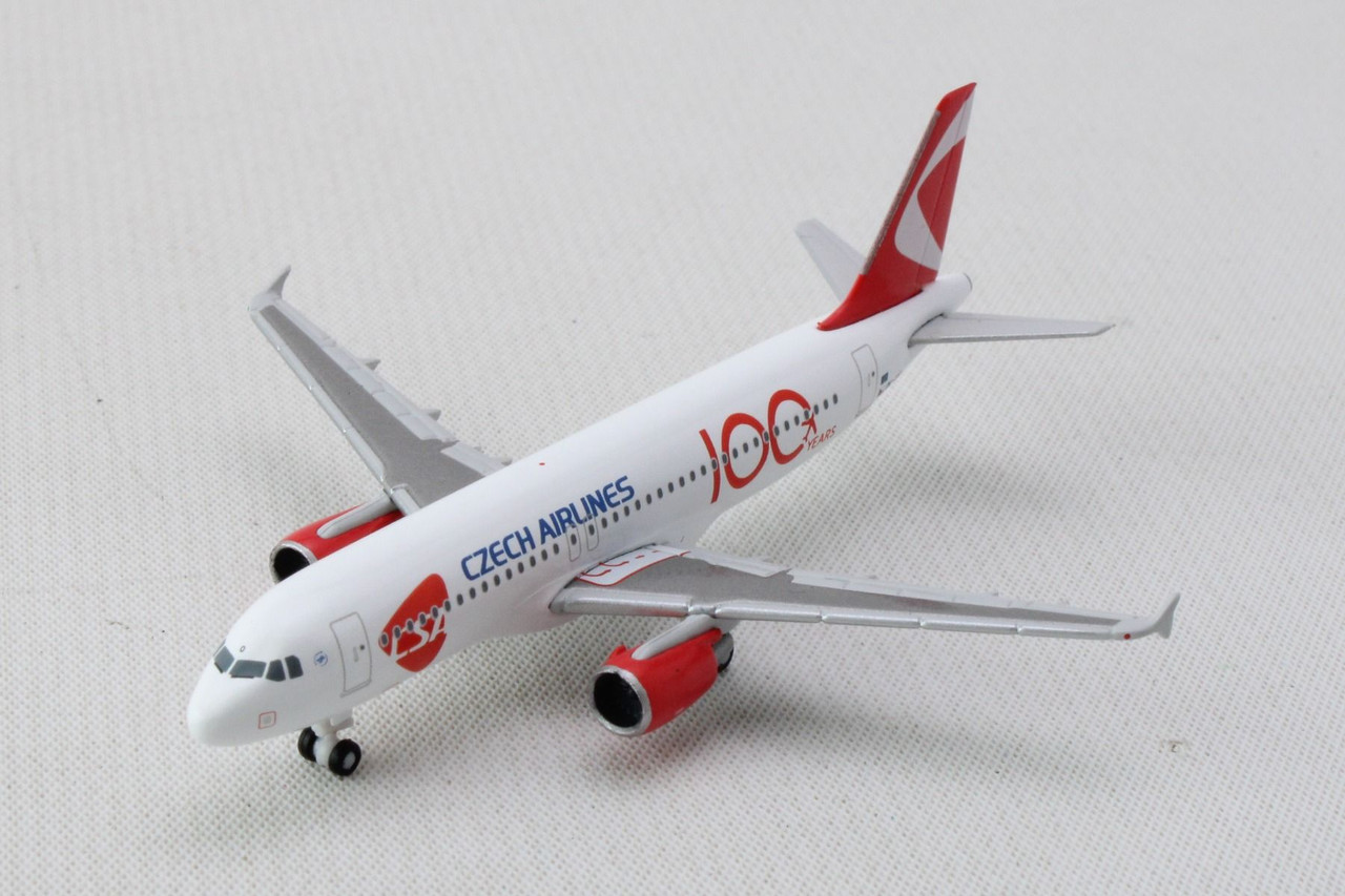 Herpa Wings CSA Airbus A320-200 100 YEARS HE537667 1:500