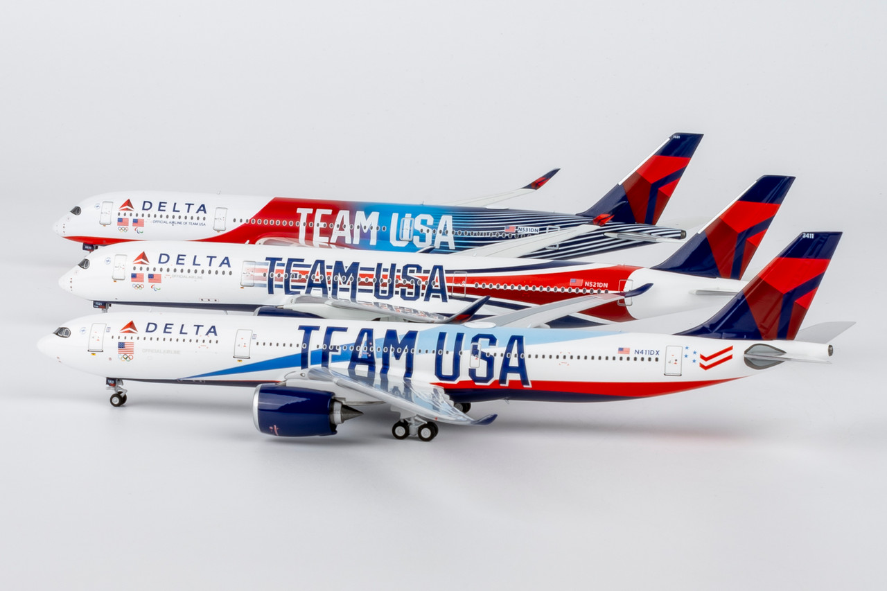 NG Models Delta Air Lines A350-900 TEAM USA #2 (ULTIMATE) N521DN