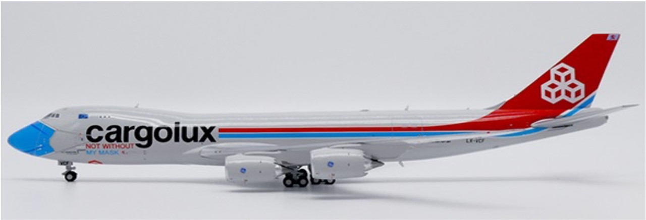 ヘルパ　 1/200 　カーゴルックス　CARGOLUX　747-8F Herpa Cargolux 747-8F Not Without My Mask NEW HE571272 1:200