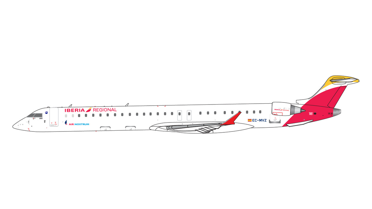Gemini Jets Iberia Regional CRJ1000 **NEW MOULD!** EC-MVZ