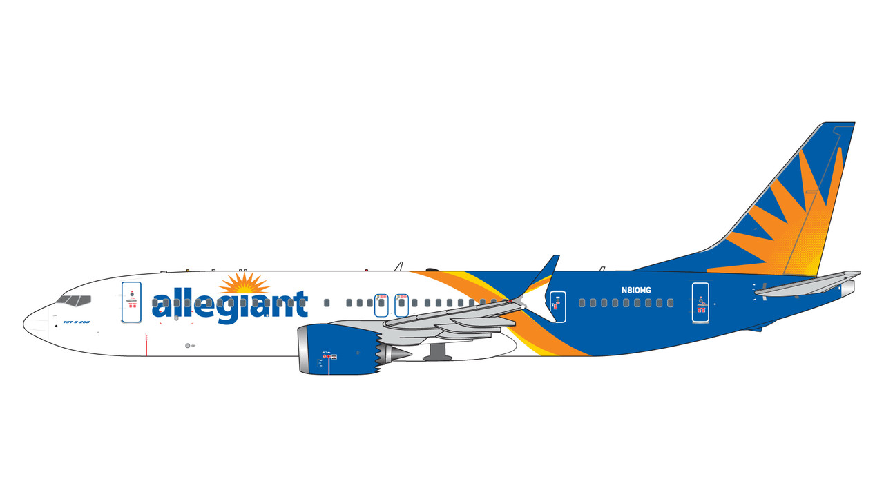 Gemini Jets Allegiant Air B737 MAX 200 (B737-8-200) N810MG
