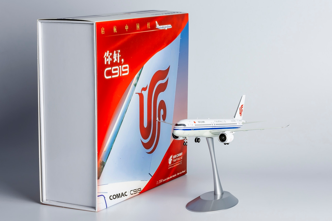 Modèle D'Avion En Métal COMAC C919 - Maquette Aviation 20 Cm, Moulée Sous Pression Avec Trains D'Atterrissage, Réplique Détailée China Air - 2
