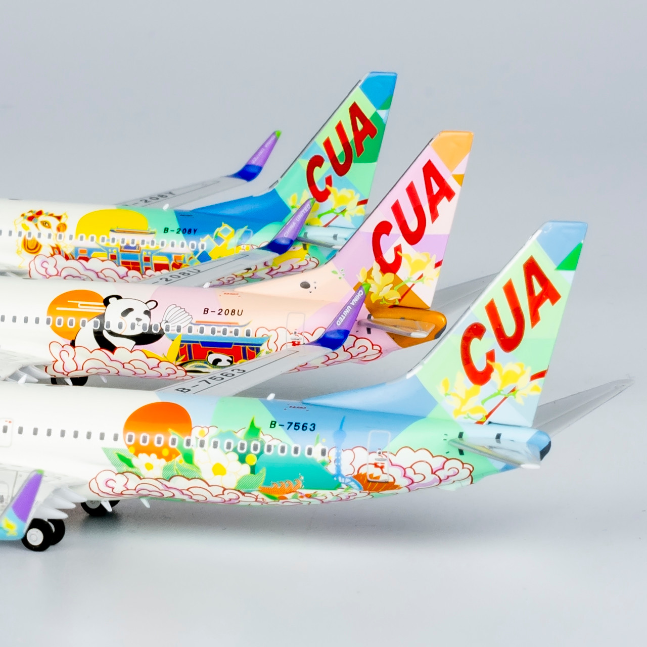 NG Models China United Airlines 737-800/w City of Wenzhou (ULTIMATE) B ...