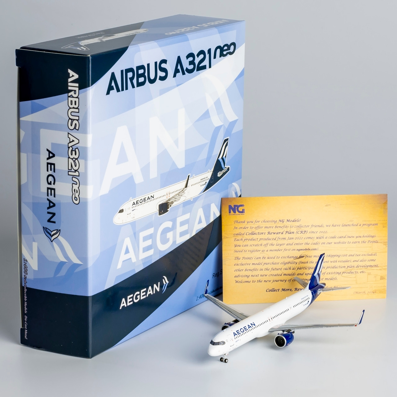 NG Models Aegean Airlines A321neo SX-NAH 13081 1:400