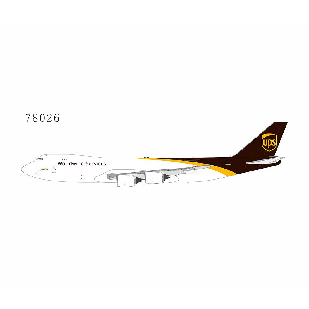 NG Models United Parcel Service - UPS 747-8F with 