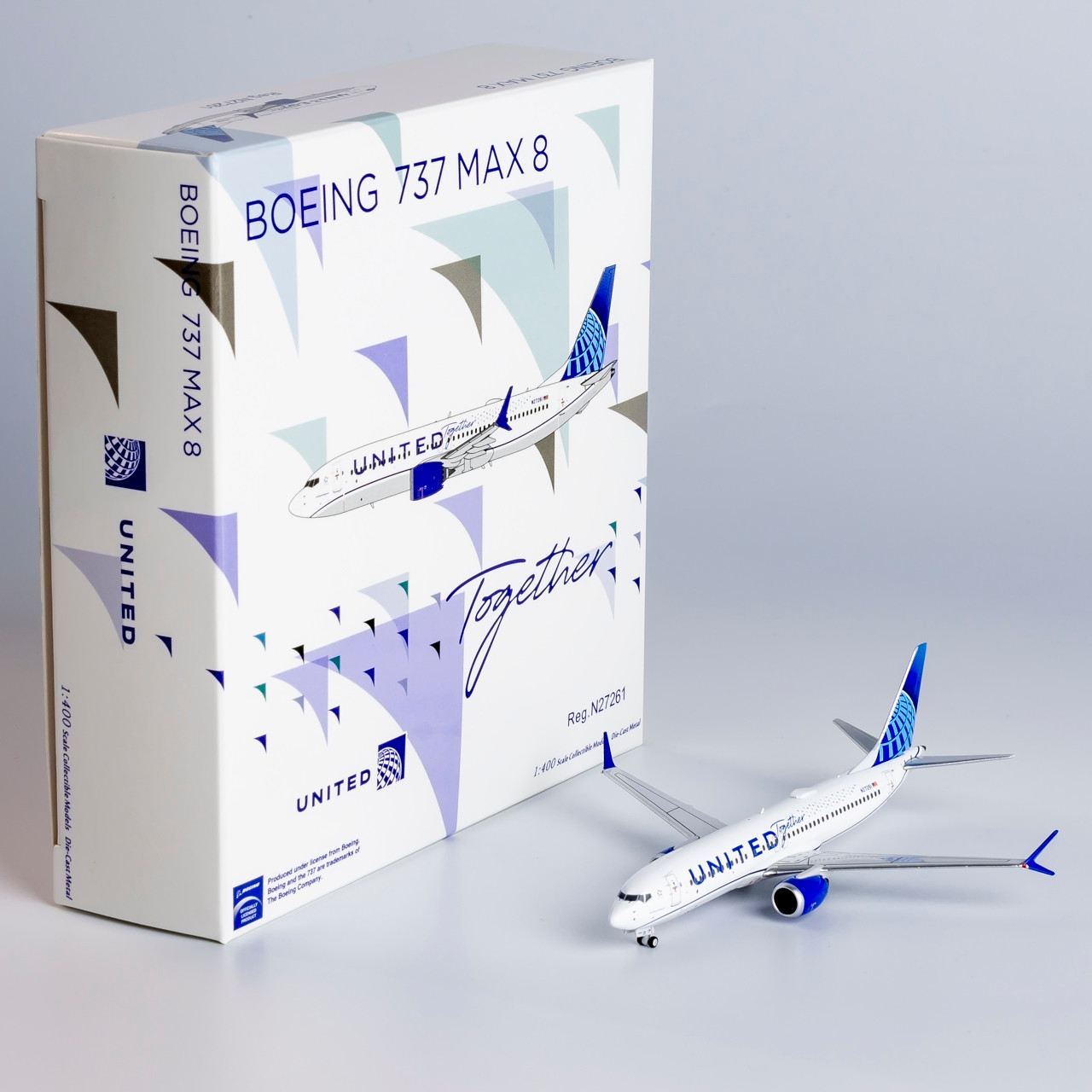 NG Models United Airlines 737 MAX 8 United Together N27261 88040 1:400