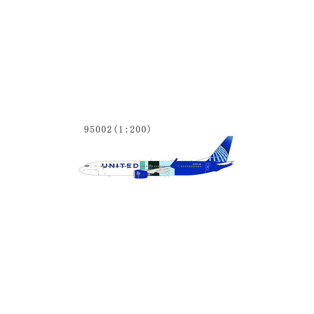 NG Models United Airlines 737 MAX 10 N27602 without