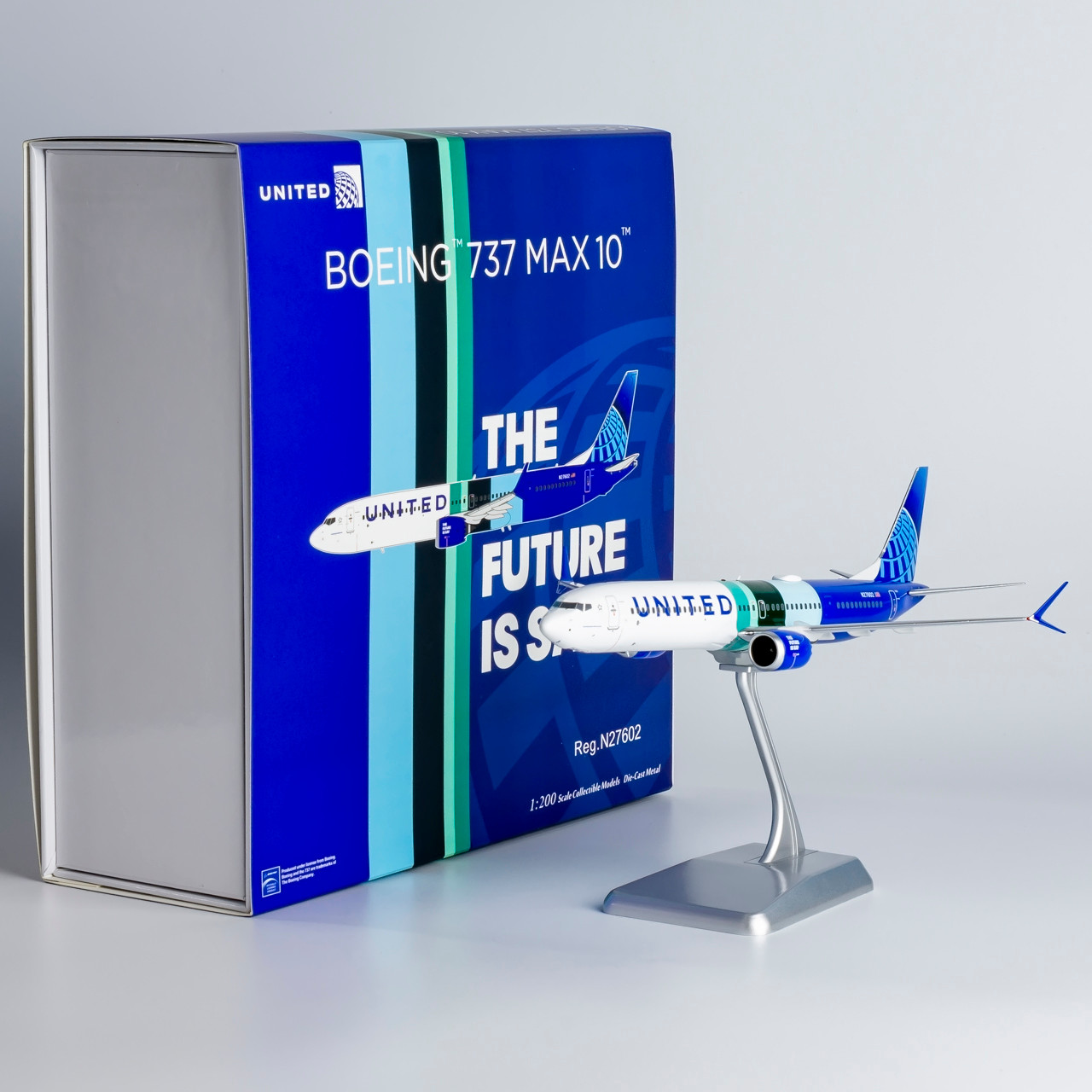 NG Models United Airlines 737 MAX 10 N27602 without
