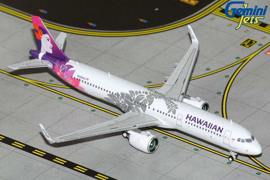 Gemini Jets Hawaiian Airlines A321neo N208HA GJHAL2302 1:400