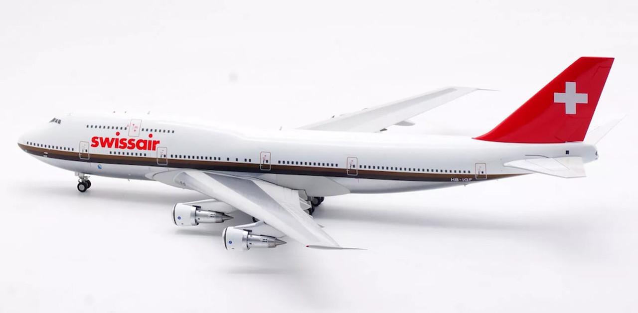 Swissair 747　航空機モデル全長約47センチ SWISSAIR Boeing 747 Desktop Model HB-IGF 
