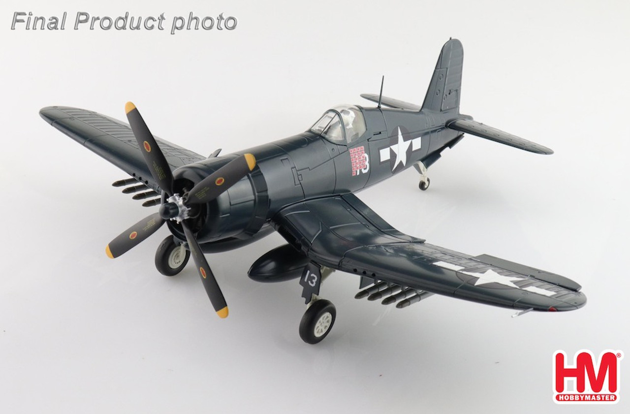 Hobby Master F4U-4 Corsair White 13, Capt. Kenneth Walsh (21