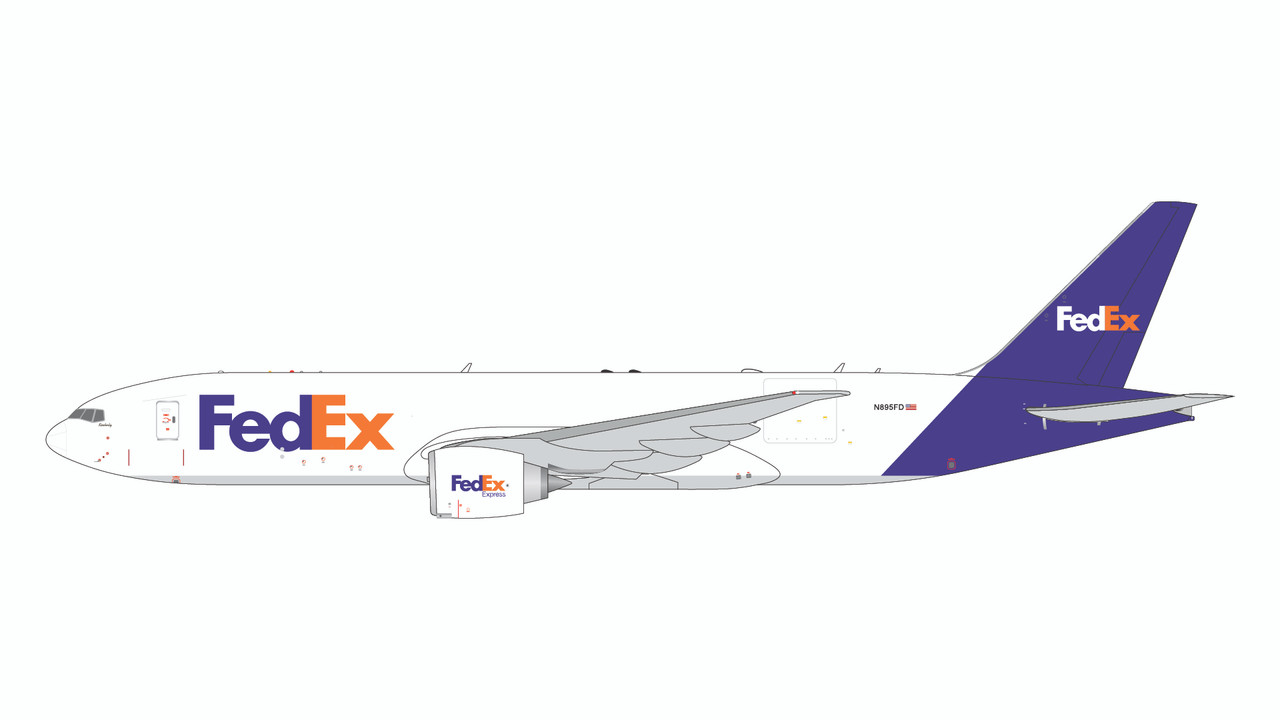 Gemini Jets FedEx B777-200LRF Revised Livery N895FD