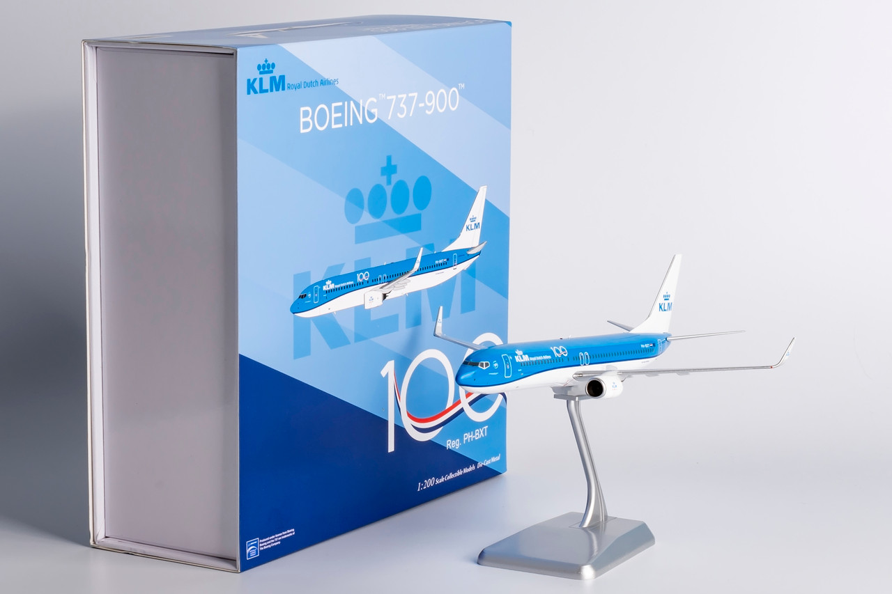 NG Model KLM Royal Dutch Airlines 737-900/w with 100 years